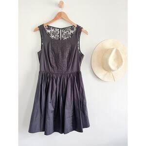 Anthropologie | Moulinette Soeurs | Sweet Enticement Dress | Navy Blue| Sz 4